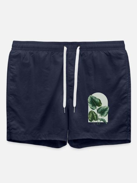 Friedenslilie - Badeshorts - French Navy