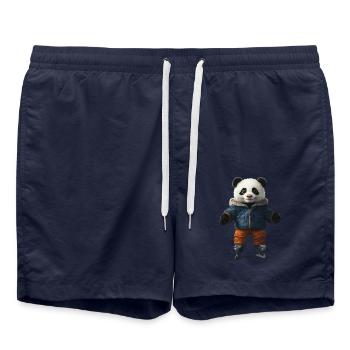Panda - Badeshorts - French Navy - Vorne - AI Model Male 185 light (185cm)