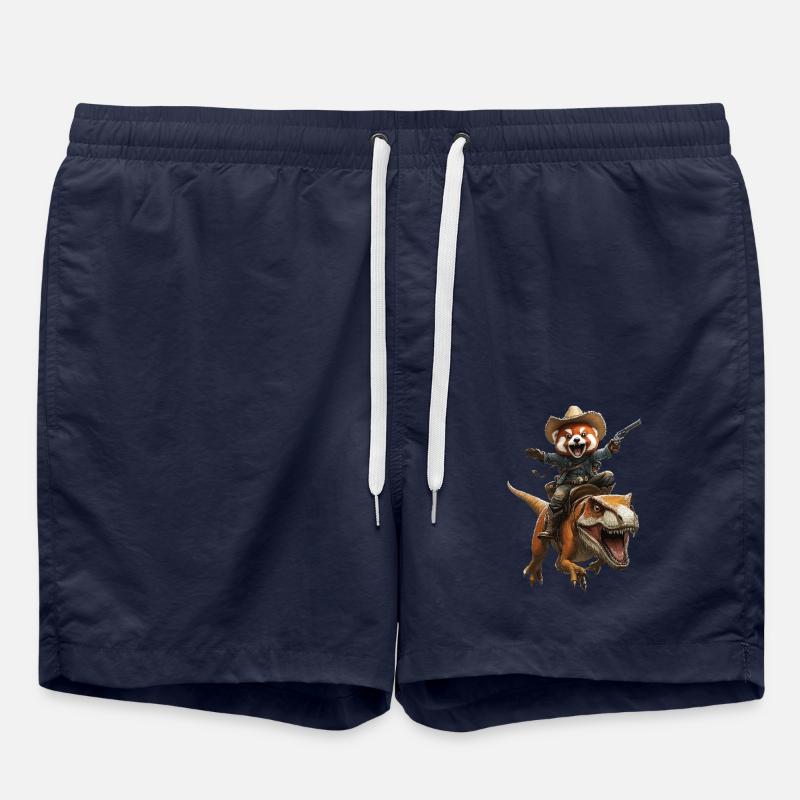 Roter Panda - Badeshorts - French Navy