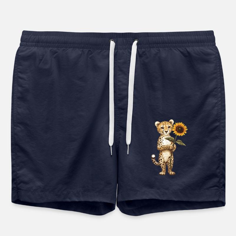 Giraffe - Badeshorts - French Navy