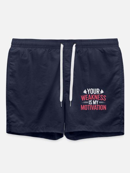 Gewichtheber -coach -krafttrainer Powerlifting - Badeshorts - French Navy