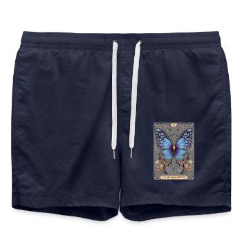 Tarotkarte - Badeshorts - French Navy - Vorne - AI Model Male 185 light (185cm)