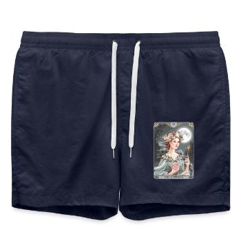 Tarotkarte - Badeshorts - French Navy - Vorne - AI Model Male 185 light (185cm)