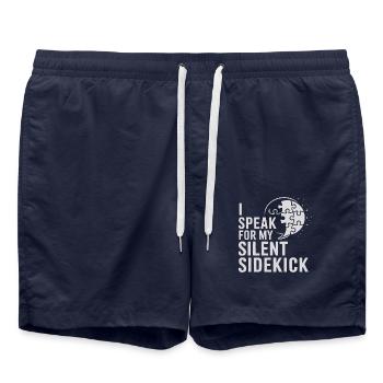 Frères et sœurs autistes - Short de bain - bleu marine - Devant - AI Model Male 185 light (185cm)