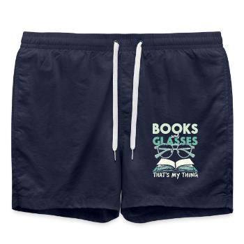 Stylish Specifications Children's Glasses Pride - Swim Trunks - french navy - Front - AI Model Male 185 light (185cm)
