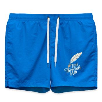Des personnes âgées tatouées vieillissant fièrement, - Short de bain - cobalt blue - Devant