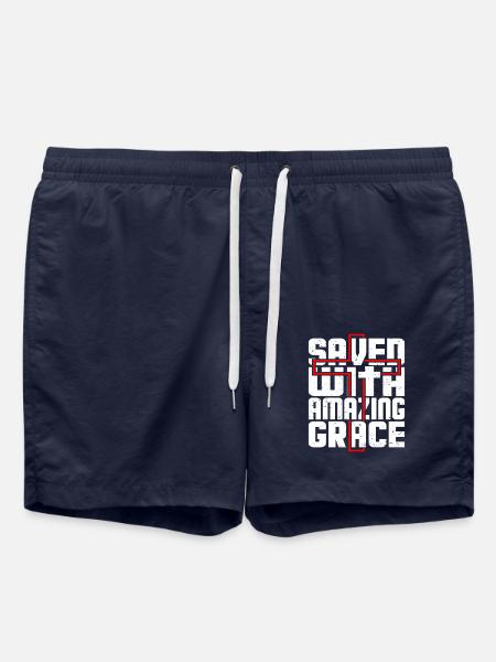 Saved with amazing grace - Swim Trunks - french navy