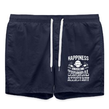 Surgical Assistant Marrying - Swim Trunks - french navy - Front - AI Model Male 185 light (185cm)