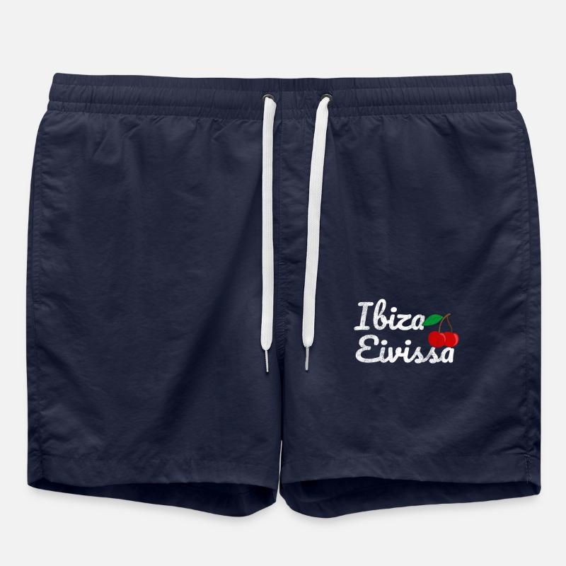Ibiza Eivissa Urlaub - Badeshorts - French Navy