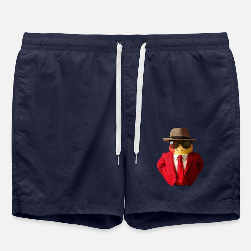 Apfel - Badeshorts - French Navy