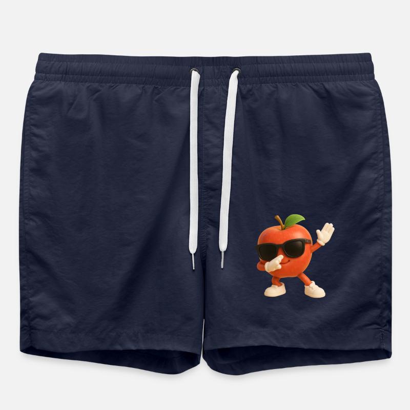 Apfel - Badeshorts - French Navy