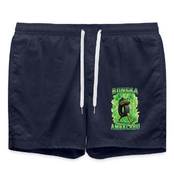 Frosch - Badeshorts - French Navy - Vorne - AI Model Male 185 light (185cm)