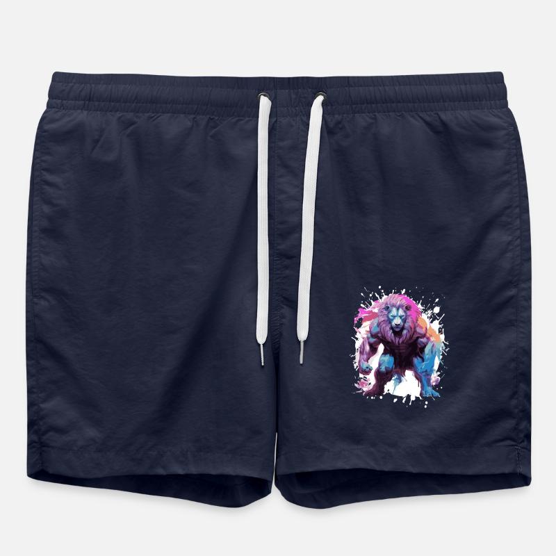 Leo Muscles - Swim Trunks - french navy