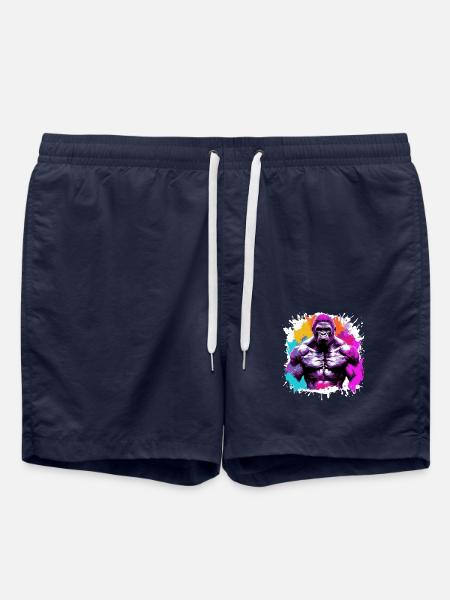 Gorilla Bodybuilding Beast - Swim Trunks - french navy