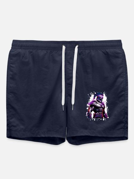 Muscles spartiates - Short de bain - bleu marine