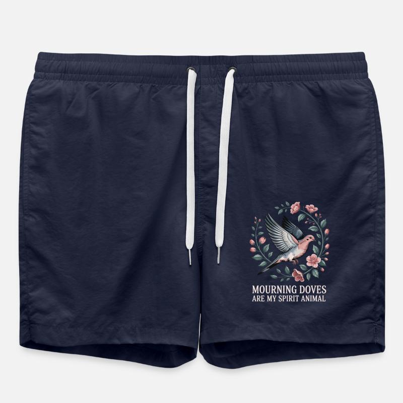 Weiße Taube - Badeshorts - French Navy
