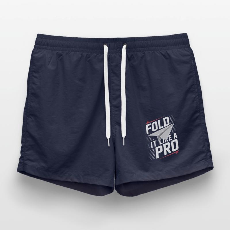 Papierflugzeugbauer Diy Folding Experte Creative Badeshorts