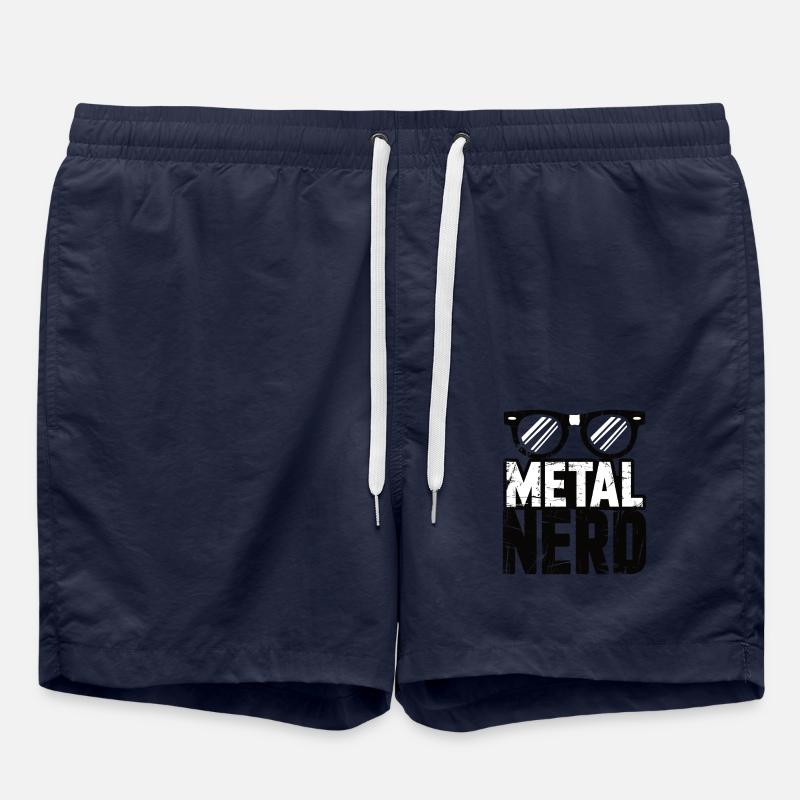 Metal Nerd – La science rencontre les sons durs - Short de bain - bleu marine