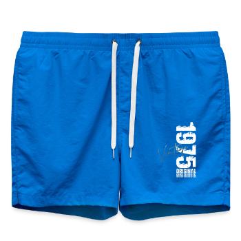 55th Birthday Legend Born in 1970 - Swim Trunks - cobalt blue - Front
