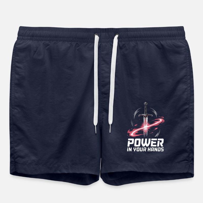 MACHT IN IHREN HÄNDEN - Badeshorts - French Navy