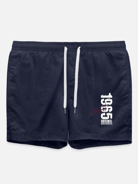 60th Birthday Legends August 1965 - Swim Trunks - french navy