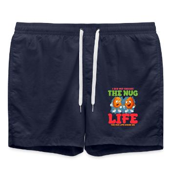Chicken Nugget - Badeshorts - French Navy - Vorne - AI Model Male 185 light (185cm)