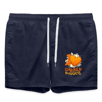 Chicken Nugget - Badeshorts - French Navy - Vorne - AI Model Male 185 light (185cm)