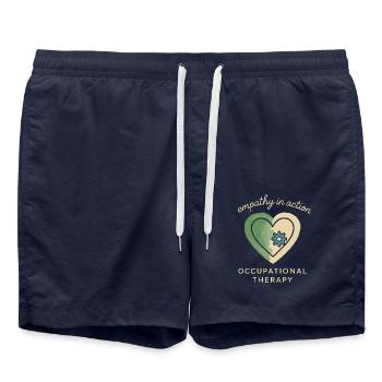 Ergotherapeut Ot Gift Healthcare Reha - Badeshorts - French Navy - Vorne - AI Model Male 185 light (185cm)