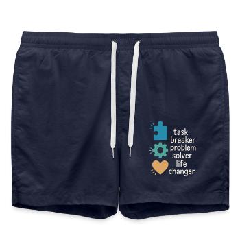 Ergotherapeut Ot Gift Healthcare Reha - Badeshorts - French Navy - Vorne - AI Model Male 185 light (185cm)