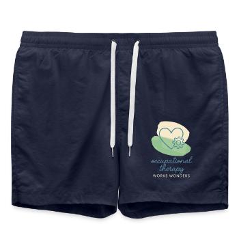 Ergotherapeut Ot Gift Healthcare Reha - Badeshorts - French Navy - Vorne - AI Model Male 185 light (185cm)