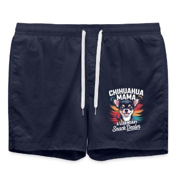 Chihuahua Mama, marchande de collations légendaire - Short de bain - bleu marine - Devant - AI Model Male 185 light (185cm)