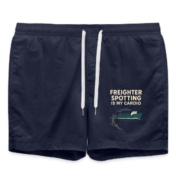 Ship vision device Container ship Cargo ship - Swim Trunks - french navy - Front - AI Model Male 185 light (185cm)
