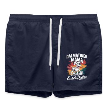 Maman dalmate, marchande de snacks légendaire - Short de bain - bleu marine - Devant - AI Model Male 185 light (185cm)