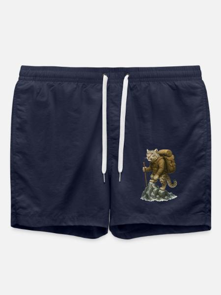 Snow Leopard Hiking - Swim Trunks - french navy