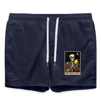 Lemon Tarot - Swim Trunks - french navy - Front - AI Model Male 185 light (185cm)