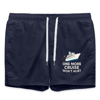 Cruise Addict Funny Cruise Loyalty Ocean - Swim Trunks - french navy - Front - AI Model Male 185 light (185cm)