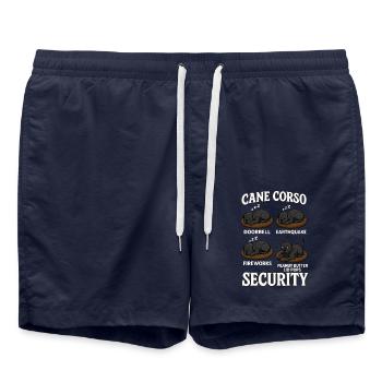 Cane corso - Short de bain - bleu marine - Devant - AI Model Male 185 light (185cm)