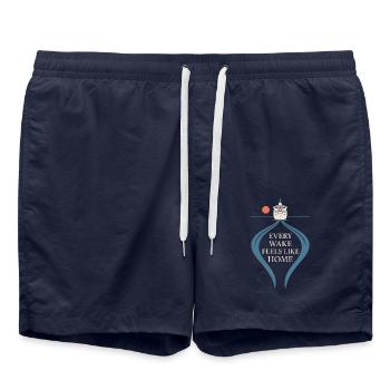 Cruise Addict Funny Cruise Loyalty Ocean - Swim Trunks - french navy - Front - AI Model Male 185 light (185cm)