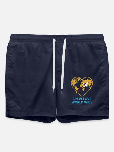 Flugbegleiter Kabinencrew Leben Luftfahrt - Badeshorts - French Navy