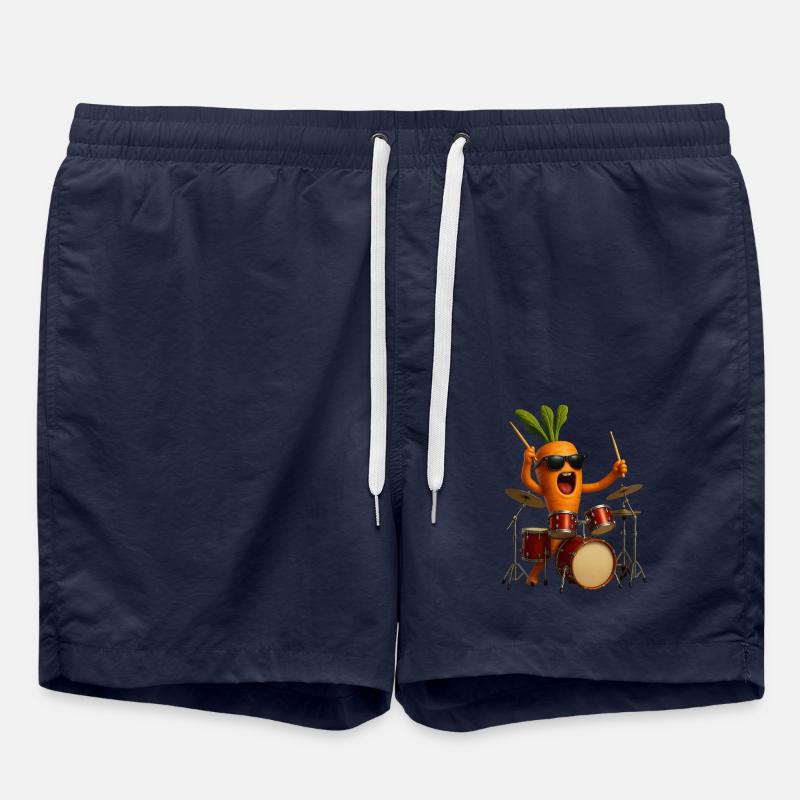Tambours de carottes - Short de bain - bleu marine