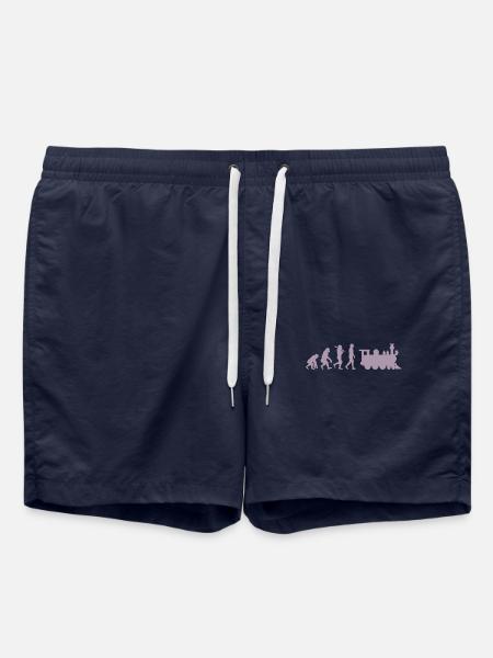 Evolution Railway Locomotive - Swim Trunks - french navy