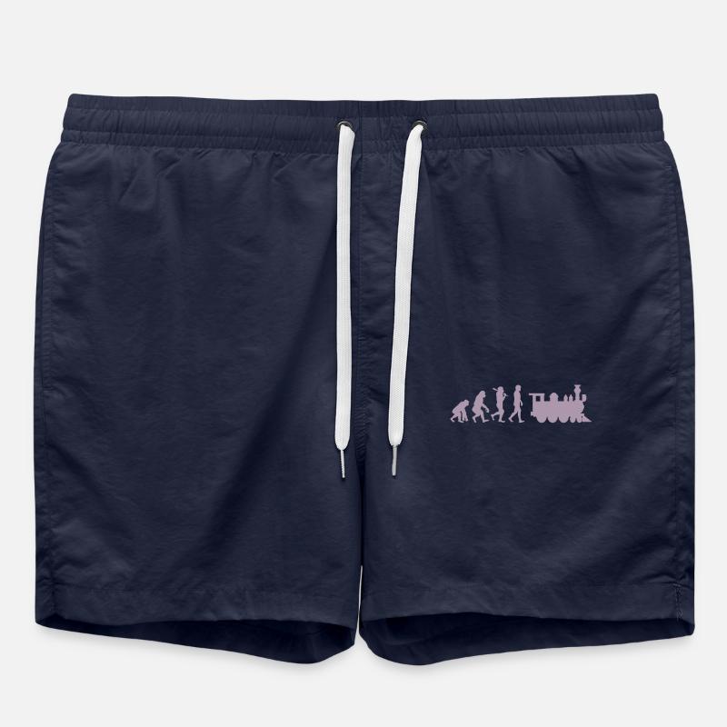 Evolution Railway Locomotive - Swim Trunks - french navy