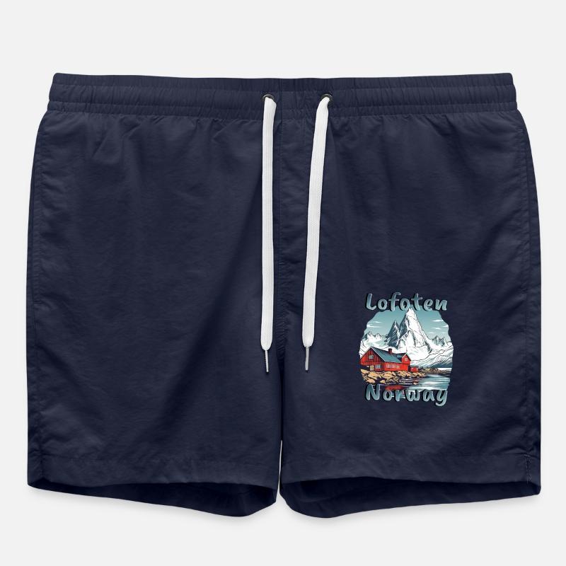 Lofoten Norway Natural Paradise - Swim Trunks - french navy