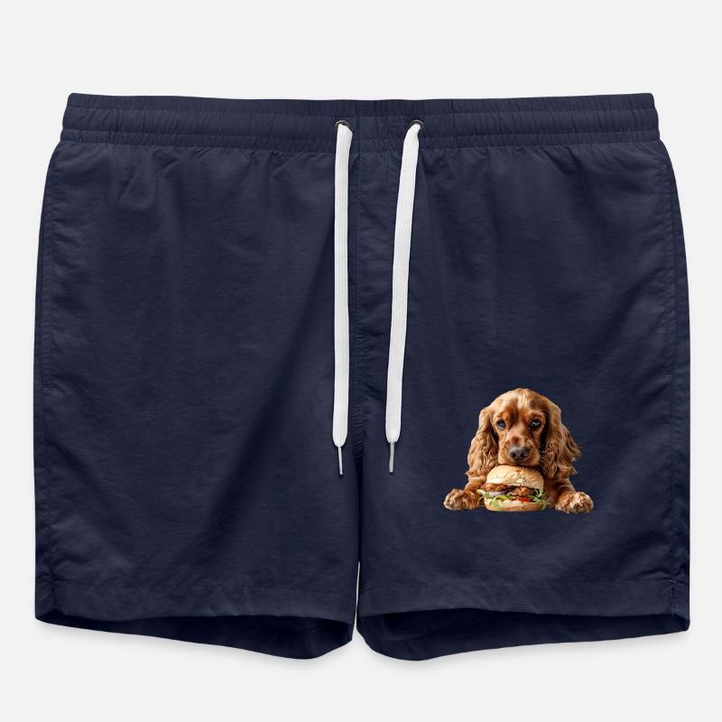 Cocker Spaniel - Swim Trunks - french navy