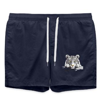 Tiger - Badeshorts - French Navy - Vorne - AI Model Male 185 light (185cm)