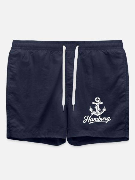 Hamburg Anker - Badeshorts - French Navy