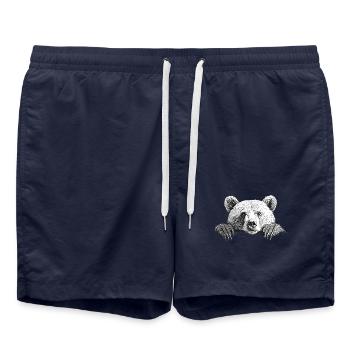 Eisbär - Badeshorts - French Navy - Vorne - AI Model Male 185 light (185cm)