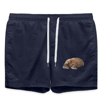 Walross - Badeshorts - French Navy - Vorne - AI Model Male 185 light (185cm)