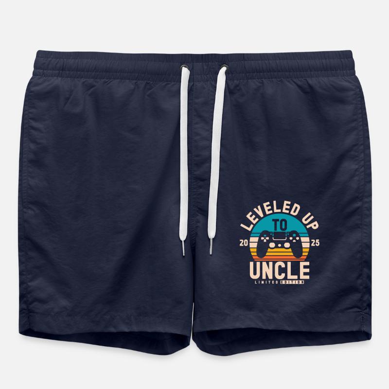Ascension au rang d’oncle 2025 - Short de bain - bleu marine