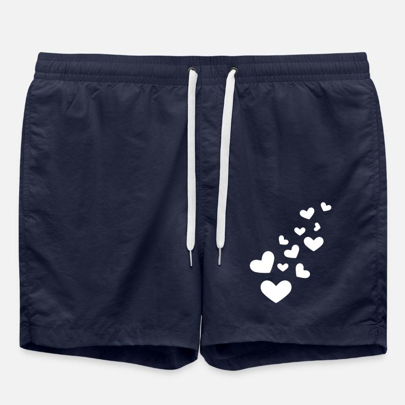 Herzchen Herz - Badeshorts - French Navy